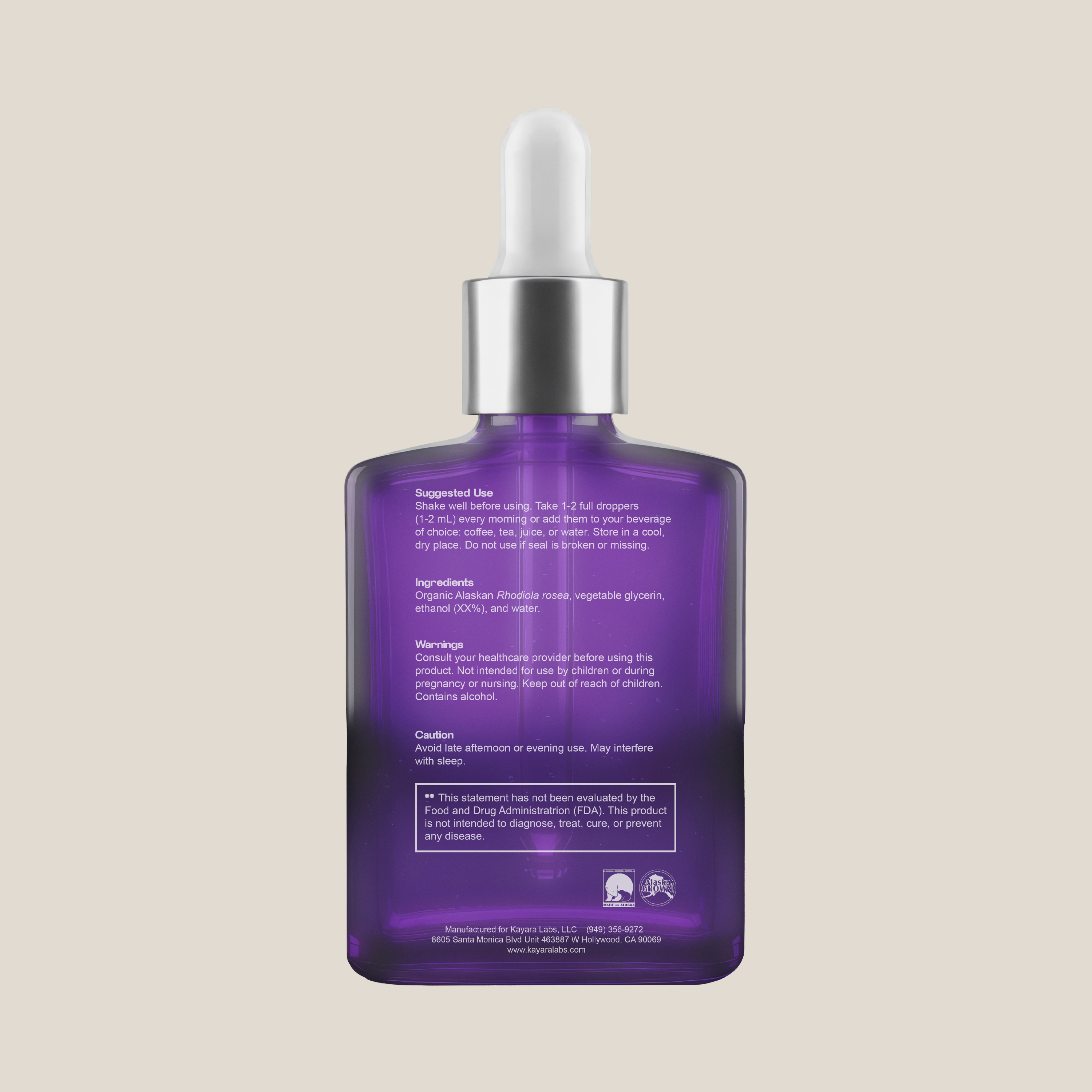 R+ Rhodiola rosea Tincture (PRE-ORDER)